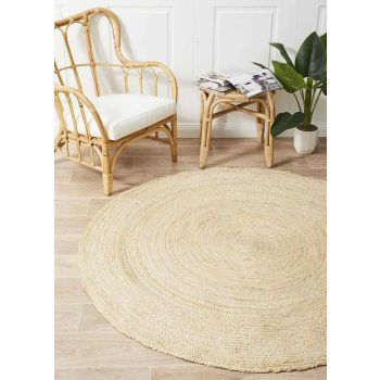 Atrium Polo Bleach By Rug Culture - 150X150cm ROUND