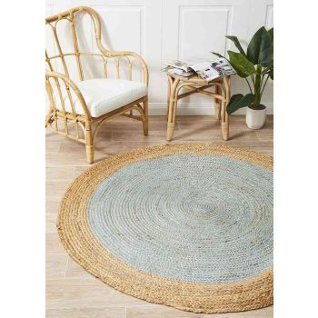 Atrium Polo Blue By Rug Culture - 240X240CM - ROUND