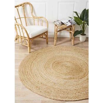 Atrium Polo Natural By Rug Culture - 200X200CM - ROUND