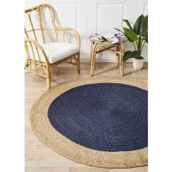 Atrium Polo Navy Round By Rug Culture - 200X200cm ROUND