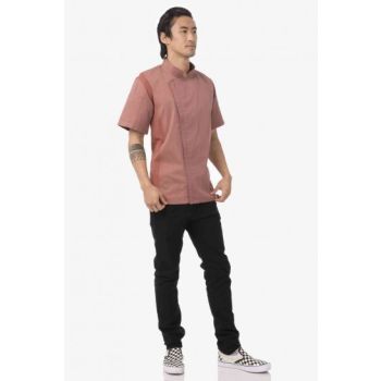 Springfield Men's Brick Zipper L Chef Jacket by Chef Works