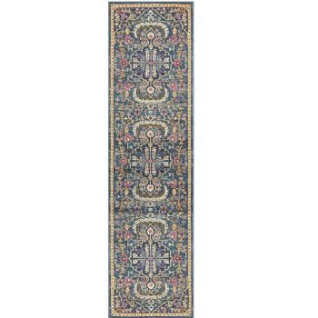 Babylon 209 Navy Runner by Rug Culture-300X80CM - RUNNER