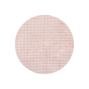 Bubble Blush Round Washable Rug by Rug Culture-100X100CM - ROUND