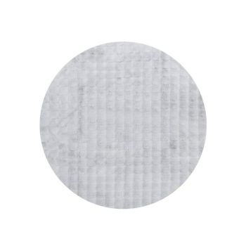 Bubble Silver Round Washable Rug by Rug Culture-100X100CM - ROUND