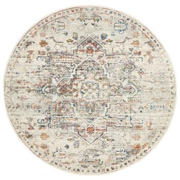 Century 911 Silver Round by Rug Culture - 150X150CM - ROUND