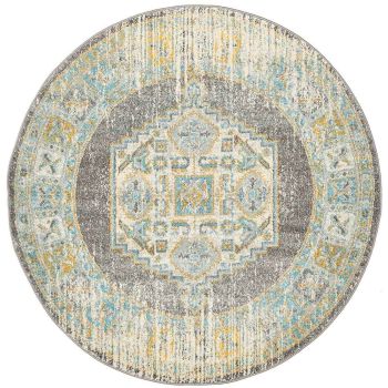 Century 944 Grey Round by Rug Culture - 200 x 200 cm - ROUND