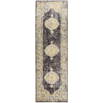 Century 955 Charcoal Runner by Rug Culture - 400X80CM - RUNNER
