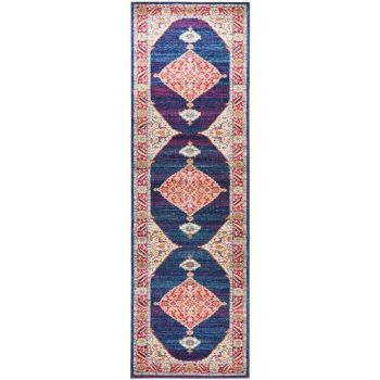 Century 966 Royal Blue Runner by Rug Culture - 80 x 300 cm - RUNNER
