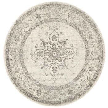 Century 977 Silver Round by Rug Culture - 150X150CM - ROUND