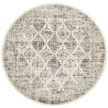 Century 999 Grey Round by Rug Culture - 240 x 240 cm - ROUND