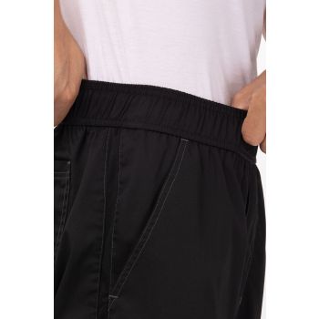 Cool Vent Men's Baggy Black S Chef Pants by Chef Works