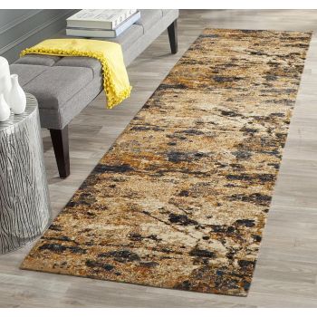 Dream Scape 860 Rust Runner By Rug Culture - 300x80cm RUNNER