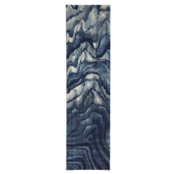 Dream Scape 862 Indigo Runner By Rug Culture - 400X80CM - RUNNER