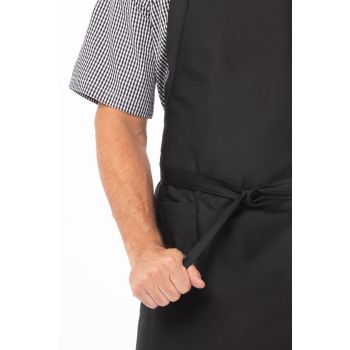 Cross-Back Black Bib Apron by Chef Works