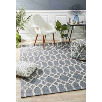 Hudson 805 Blue by Rug Culture - 225X155CM RECTANGLE