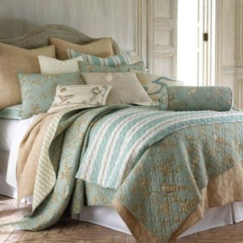 Classic Quilts Lyon Teal King Bedspread Set