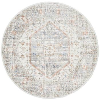 Mayfair Lorissa Silver Round by Rug Culture-150X150CM - ROUND