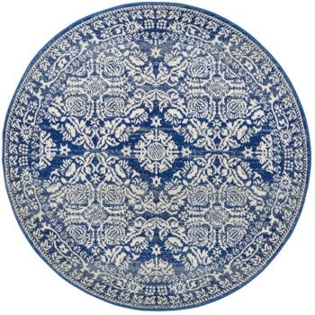 Mirage 358 Navy Round By Rug Culture-150X150CM - ROUND