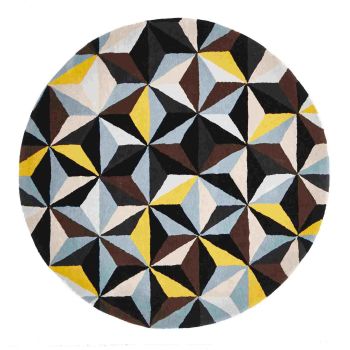 Matrix 900 Blue Round By Rug Culture - 120X120CM - ROUND