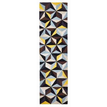 Matrix 900 Blue Runner By Rug Culture - 300X80CM - RUNNER