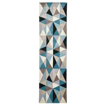 Matrix 901 Turquoise Runner By Rug Culture - 300X80CM - RUNNER