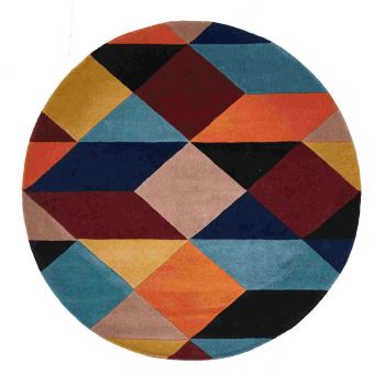 Matrix 904 Sunset Round By Rug Culture - 120X120CM - ROUND