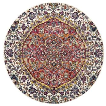 Museum 867 Multi Round by Rug Culture-200X200CM - ROUND