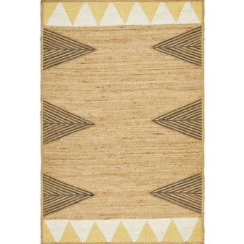 Parade 222 Yellow By Rug Culture-220X150CM - RECTANGLE