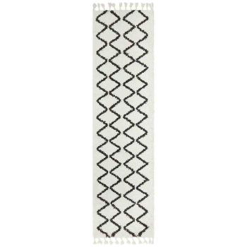 Saffron 11 White Runner by Rug Culture - 300X80CM - RUNNER
