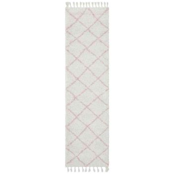 Saffron 22 Pink Runner by Rug Culture - 200X80CM RUNNER