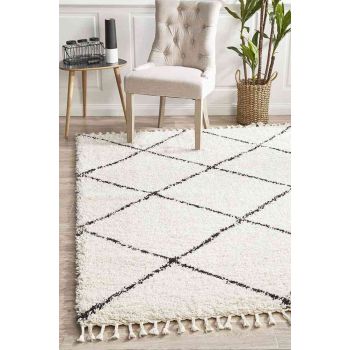 Saffron 22 White by Rug Culture - 170X120CM - RECTANGLE