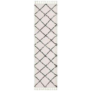 Saffron 22 White Runner by Rug Culture - 200X80CM - RUNNER