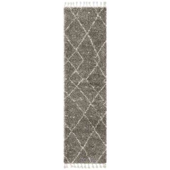 Saffron 44 Grey Runner by Rug Culture - 300X80CM - RUNNER