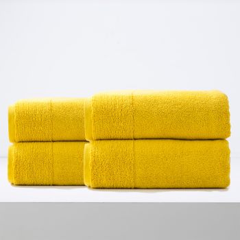 Aireys 650 GSM Zero Twist 4 Pack Bath Sheet by Renee Taylor