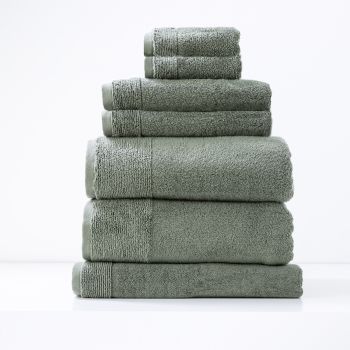 Aireys 650 GSM Zero Twist 7 Piece Bath Towel by Renee Taylor