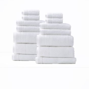 Aireys 650 GSM Zero Twist 14 Piece Bath Towel by Renee Taylor