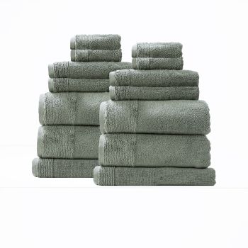 Aireys 650 GSM Zero Twist 14 Piece Bath Towel by Renee Taylor