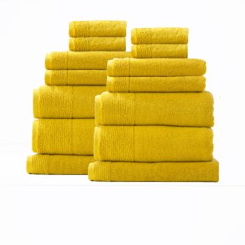 Aireys 650 GSM Zero Twist 14 Piece Bath Towel by Renee Taylor