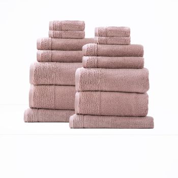 Aireys 650 GSM Zero Twist 14 Piece Bath Towel by Renee Taylor