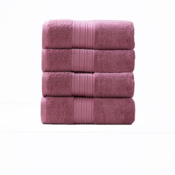 Brentwood 650 GSM Low Twist 4 Piece Bath Towel by Renee Taylor