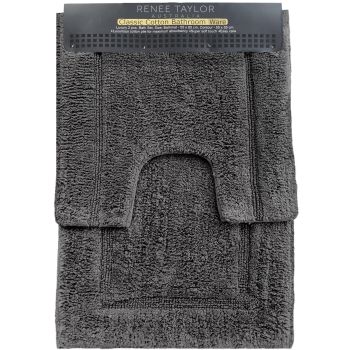 2 Piece 2200 GSM Tufted Bath Mat Set by Renee Taylor