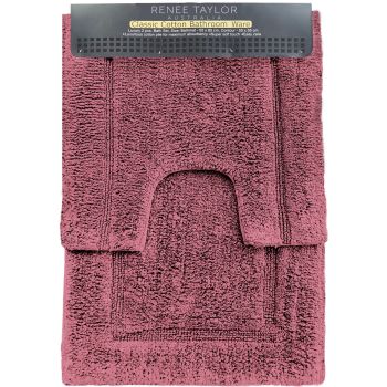 2 Piece 2200 GSM Tufted Bath Mat Set by Renee Taylor