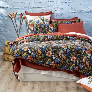 300 TC Tropical Cotton Quilt Cover Set by Renee Taylor Queen