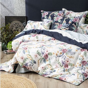 300 TC Veronica Cotton Quilt Cover Set by Renee Taylor Queen