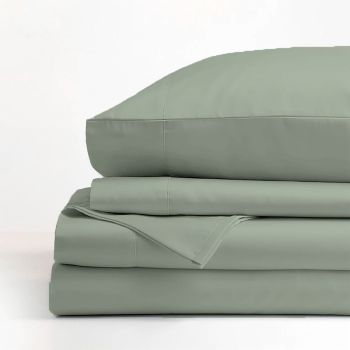 Ddecor Home 1500 Thread count Premium Cotton Blend Sage Queen Sheet Set by Ddecor Home