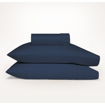 Ddecor Home 1500 Thread count Premium Cotton Blend Indigo Queen Combo Set by Ddecor Home