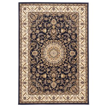 Sydney 9 Navy Ivory Runner Rug by Rug Culture - 300X80CM - RUNNER