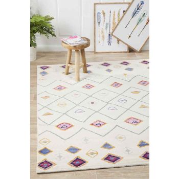 Zanzibar 763 White by Rug Culture - 400X300CM - RECTANGLE