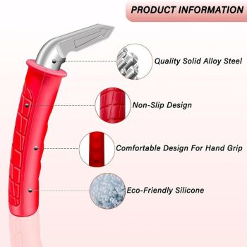 Auto Cane Portable Vehicle Support Handle, Car Door Assist Bar, Supports up to 300 Pounds, Car Door Handle for Elderly(1, Red)