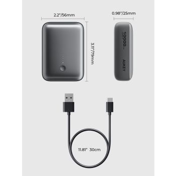 AUKEY Spark Mini 10000 Compact Fast Charging Power Bank (PB-Y55)